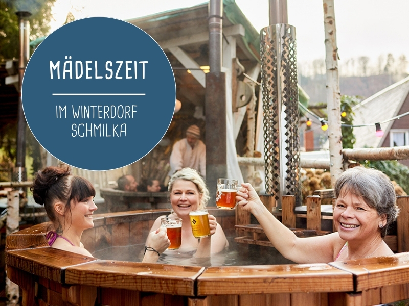 Mädels, gönnt euch eure Winterauszeit im Winterdorf Schmilka!